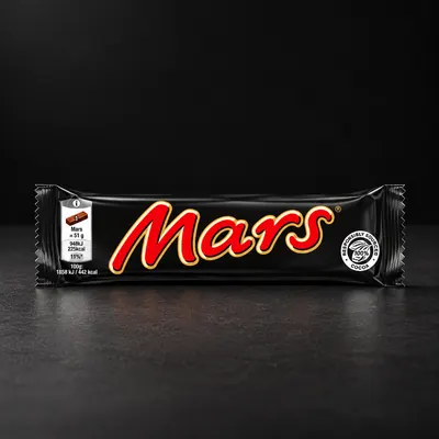 Barretta Mars nella sua confezione originale