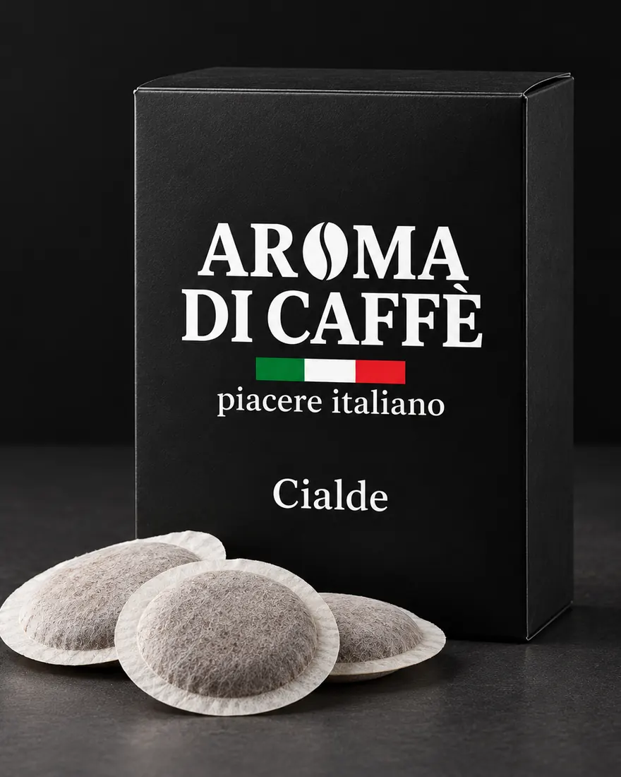 Scatola di cialde Aroma di Caffè con tre cialde di carta